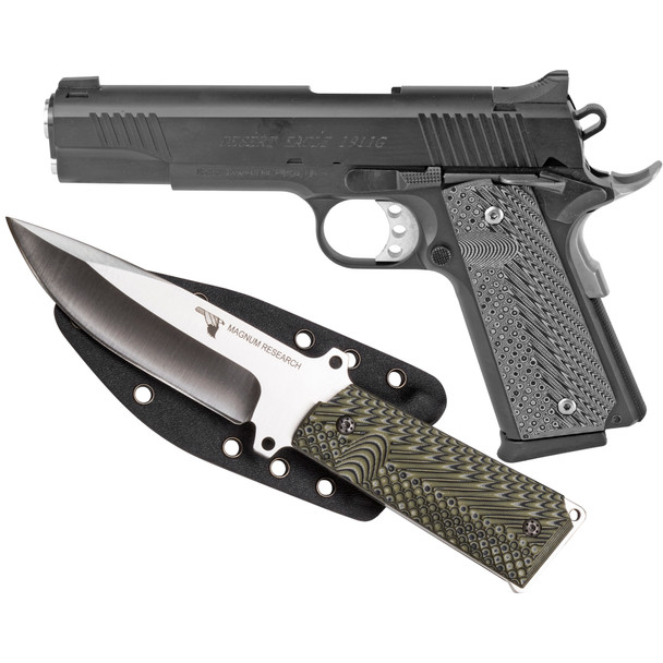 Mr De 1911 10mm 5" Blk Fs W/knife