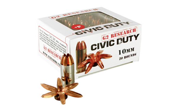 G2r Civic Duty 10mm 122gr 20/500