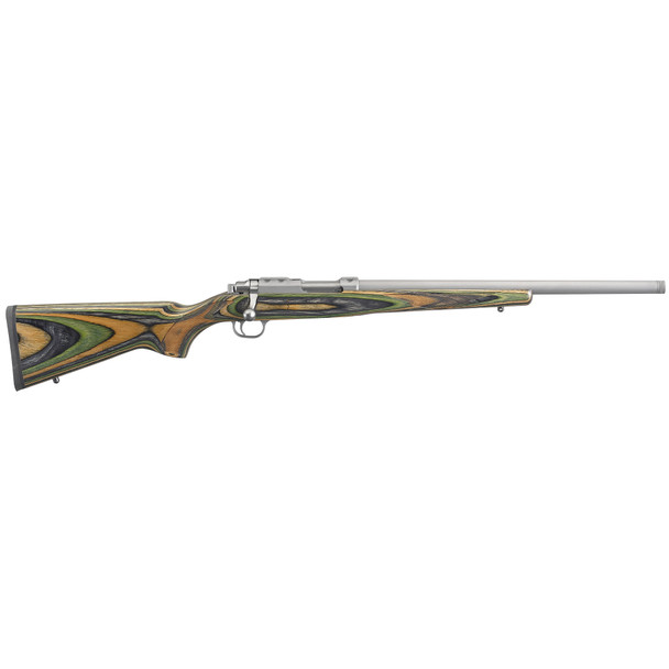 Ruger 77/22 22horn 18.5" 6rd Sts/grn