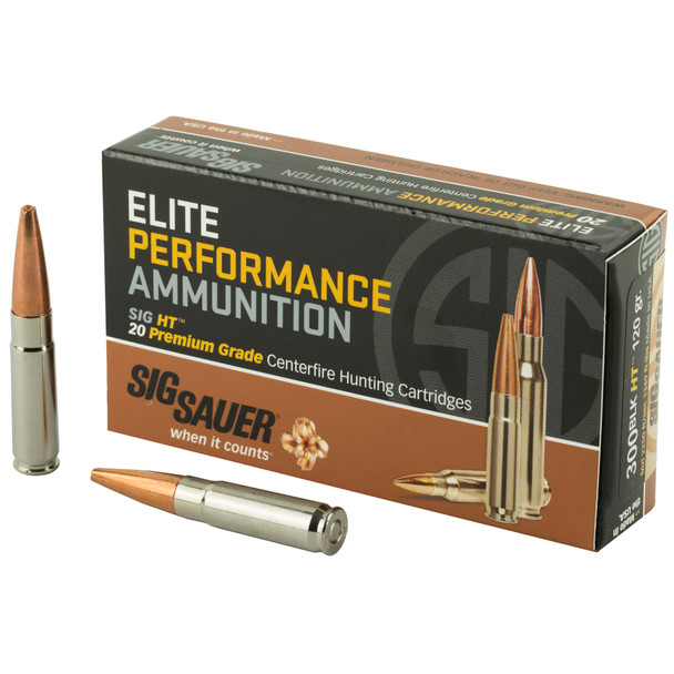 Sig Ammo 300blk 120gr Elt Hnt 20/200 - SGE300H1