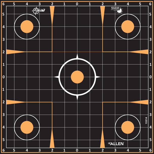 Allen Ez Aim 12"x12" Sight-in 5pk