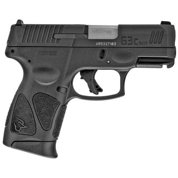 Taurus G3c 9mm 3.26" Blk As 12rd Ms