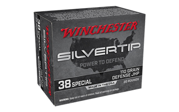 Win Silvertip 38spc 110gr Hp 20/200