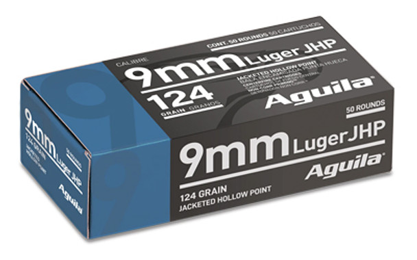 Aguila 9mm 124gr Jhp 50/500