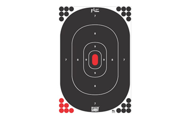 Pro-shot Target 12x17" Silh P&s 5pk