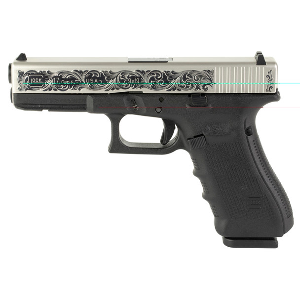Glock 17 Gen4 9mm 17rd Sts/engraved