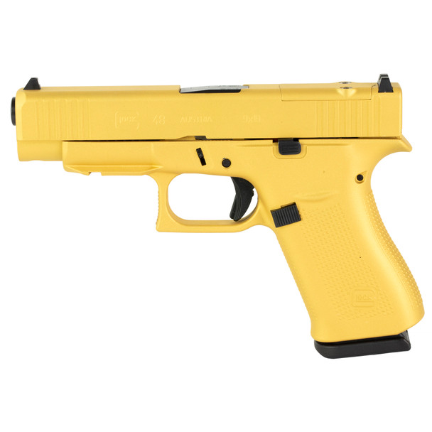 Glock 48 9mm 10rd Mos Fs Gold