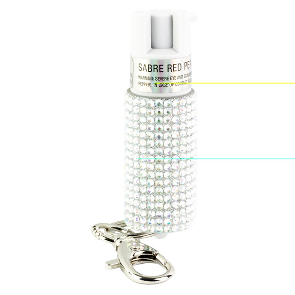 Sabre Jeweled Spray W/key Ring Slv