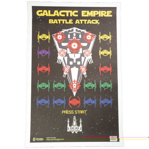 Action Tgt Galactic Empire 100pk