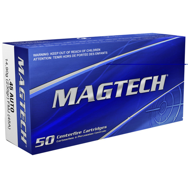 Magtech 45acp 230gr Fmj 1000rd Cs