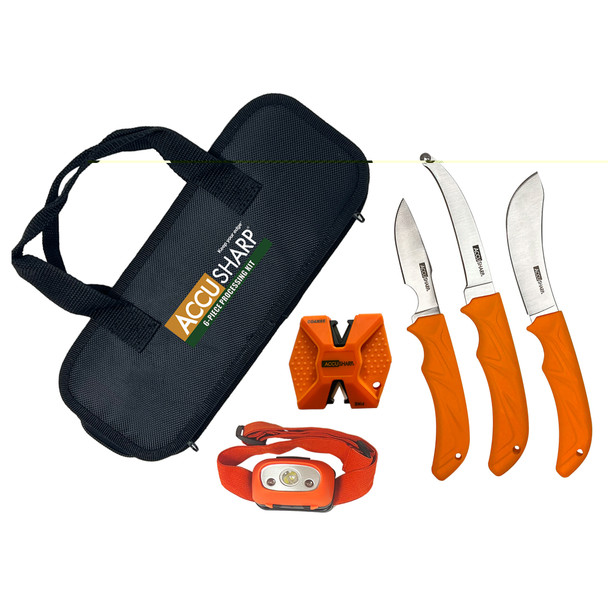 Accusharp 6 Piece Processing Kit Blk