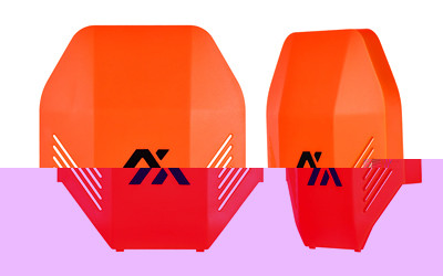 Axil Mx Plate 1 Set Blaze Orange