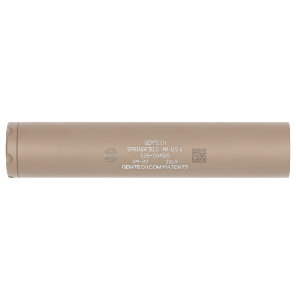 Gemtech Gm-22 Suppressor 22lr Fde