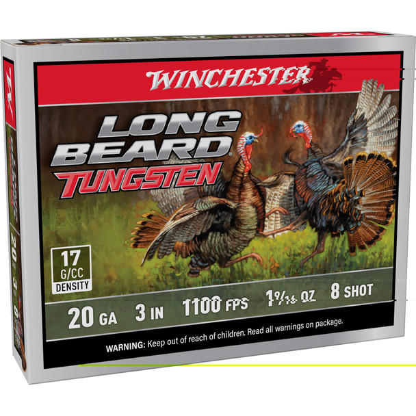 Win Long Beard Ts17 20ga 3" #8 5/50
