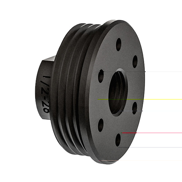 Grovtec Hub Adapter 1/2x28
