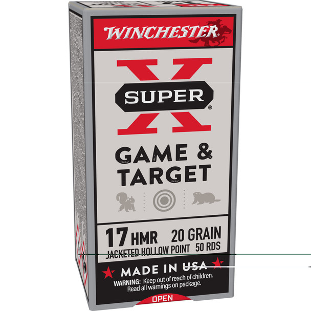 Win Super-x 17hmr 20gr Jhp 50/1000
