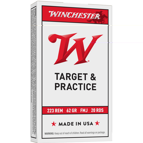 Win Usa Trgt 223rem 62gr Fmj 20/1000