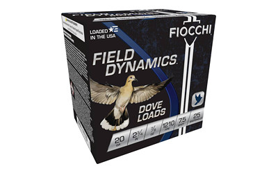 Fiocchi D&q 20ga 2.75" #7.5 25/250