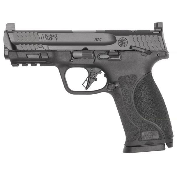 S&w M&p M2.0 9mm 4.22" 15rd Or Ts Bk