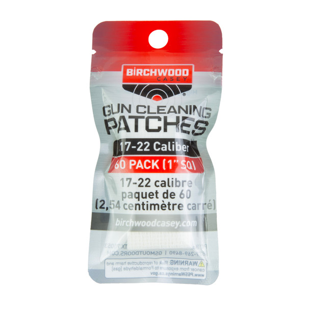 B/c Patch 1" Sq 17-22cal 60 Pk
