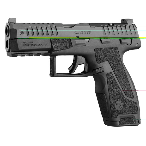 Cz Duty 4.0f 9mm 19rd 4" Or Ms Blk