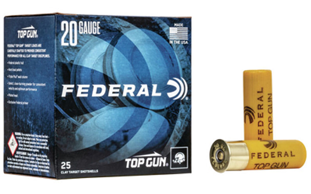 Fed Top Gun 20ga 2.75" #7.5 25/250