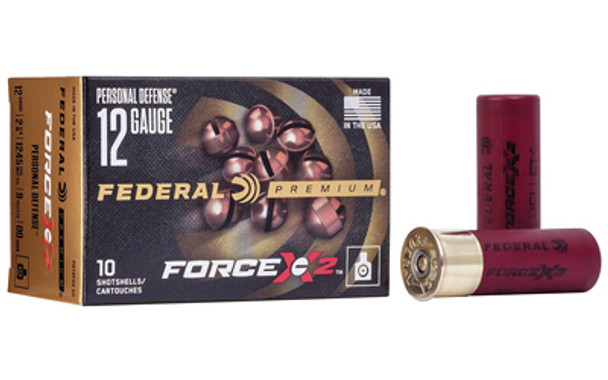 Fed Prm Force X2 12ga 2.75 9pllt 00b