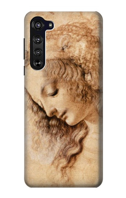 S1045 Leonardo da Vinci Woman's Head Case For Motorola Edge