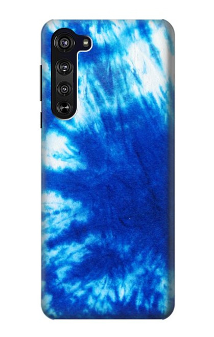 S1869 Tie Dye Blue Case For Motorola Edge