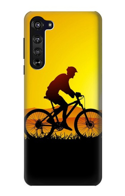 S2385 Bicycle Bike Sunset Case For Motorola Edge