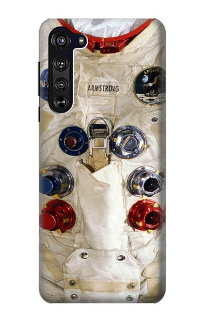 S2639 Neil Armstrong White Astronaut Space Suit Case For Motorola Edge