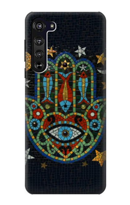 S3175 Hamsa Hand Mosaics Case For Motorola Edge