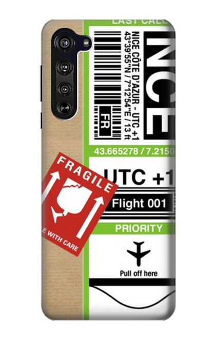 S3543 Luggage Tag Art Case For Motorola Edge