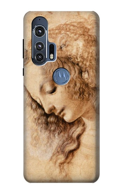 S1045 Leonardo da Vinci Woman's Head Case For Motorola Edge+
