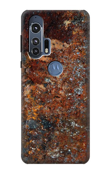 S2714 Rust Steel Texture Graphic Printed Case For Motorola Edge+
