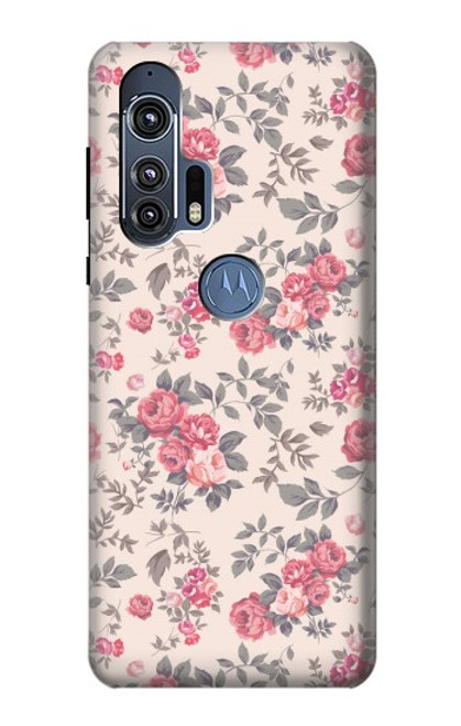 S3095 Vintage Rose Pattern Case For Motorola Edge+