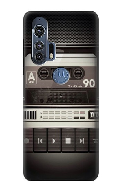 S3501 Vintage Cassette Player Case For Motorola Edge+