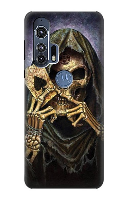 S3594 Grim Reaper Wins Poker Case For Motorola Edge+