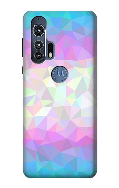 S3747 Trans Flag Polygon Case For Motorola Edge+