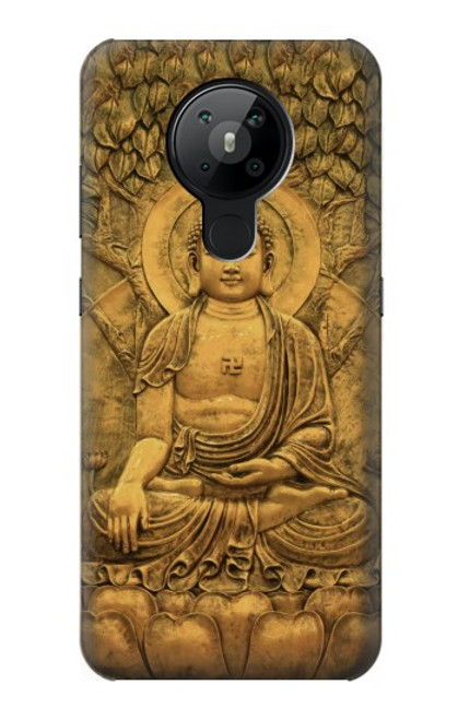 S2452 Buddha Bas Relief Art Graphic Printed Case For Nokia 5.3