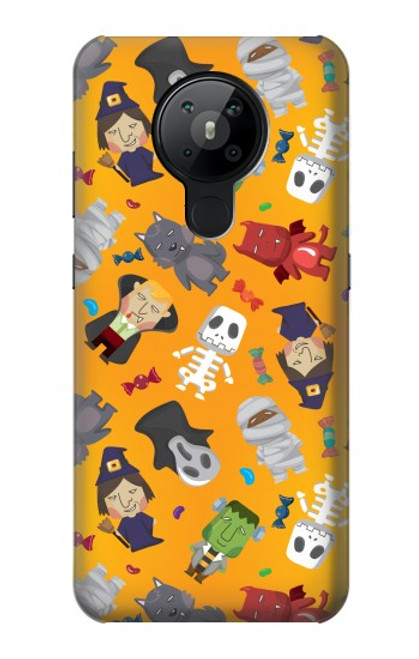 S3275 Cute Halloween Cartoon Pattern Case For Nokia 5.3