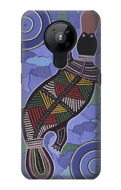 S3387 Platypus Australian Aboriginal Art Case For Nokia 5.3