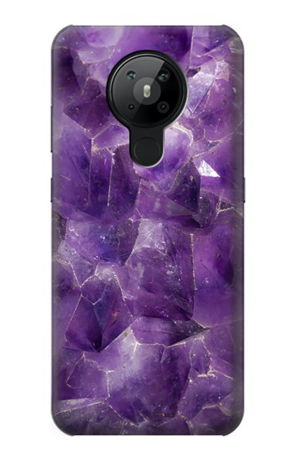 S3713 Purple Quartz Amethyst Graphic Printed Case For Nokia 5.3