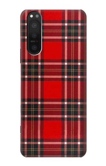 S2374 Tartan Red Pattern Case For Sony Xperia 5 II