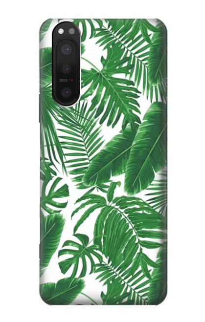 S3457 Paper Palm Monstera Case For Sony Xperia 5 II