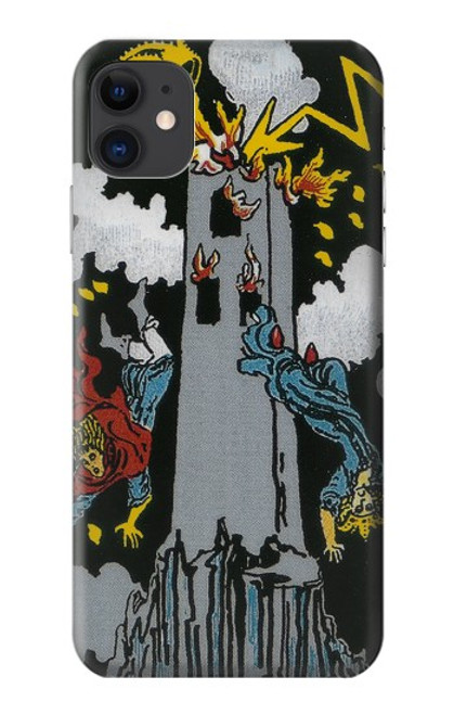 S3745 Tarot Card The Tower Case For iPhone 11