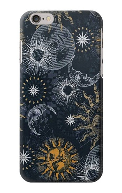 S3702 Moon and Sun Case For iPhone 6 6S