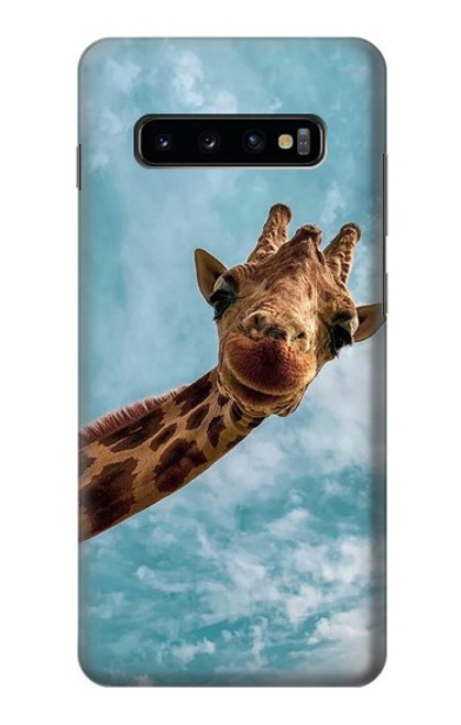 S3680 Cute Smile Giraffe Case For Samsung Galaxy S10 Plus