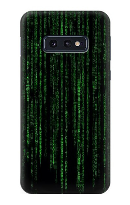 S3668 Binary Code Case For Samsung Galaxy S10e