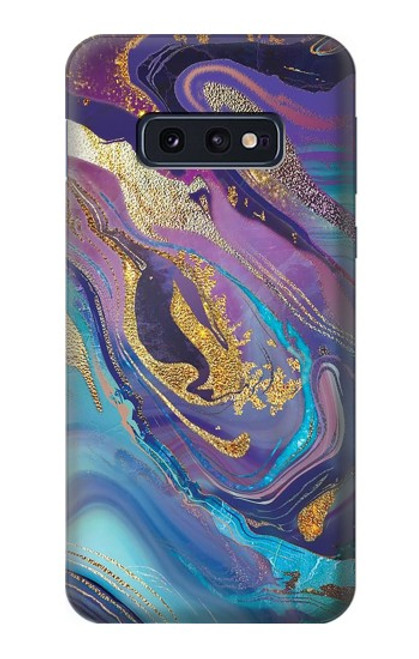 S3676 Colorful Abstract Marble Stone Case For Samsung Galaxy S10e